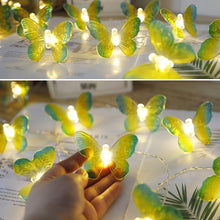 Load image into Gallery viewer, 10/20/40LED Butterfly Light String Fairy Light Battery For Baby Children Room Decoration Indoor Wedding Party Decoration