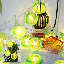 Load image into Gallery viewer, 10/20LED Lemon Slice Light String Fairy Light Battery For Baby Children Room Decoration Indoor Wedding Party Decoration