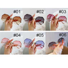 Load image into Gallery viewer, Frameless Sunglasses Fashion Simple Sunglasses UV Protection Personality Sunglasses Women Sunglasses Outdoor Glasses
