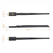 Load image into Gallery viewer, 1200Mbps Wireless WiFi USB Adapter Dual Band 2.4/5Ghz With Aerial 802.11AC Network Card High Speed USB3.0 Receiver