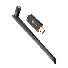 Load image into Gallery viewer, 1200Mbps Wireless WiFi USB Adapter Dual Band 2.4/5Ghz With Aerial 802.11AC Network Card High Speed USB3.0 Receiver