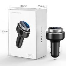 Load image into Gallery viewer, Car Bluetooth Player Auto MP3 QC3.0 Music Player Fast Vehicle Charger Portable FM Transmitter