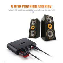 Load image into Gallery viewer, Bluetooth 5.0 Audio Receiver NFC U Disk RCA 3.5mm AUX USB Stereo Music Wireless Adapter With Mic For Car Kit Speaker Amplifier