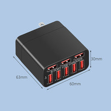 Load image into Gallery viewer, 8-port USB Charger 40W Multi-function USB Travel Charger Smartphone Charger Multi-port Charging Head