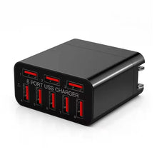 Load image into Gallery viewer, 8-port USB Charger 40W Multi-function USB Travel Charger Smartphone Charger Multi-port Charging Head