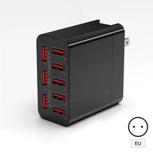 Load image into Gallery viewer, 8-port USB Charger 40W Multi-function USB Travel Charger Smartphone Charger Multi-port Charging Head