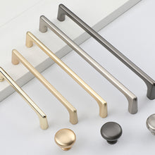 Load image into Gallery viewer, Nordic Style Cabinet Pull Cabinet Knob Door Pulls Home Zinc Alloy Kitchen Cupboard Pulls Drawer Knobs Furniture Handle Hardware