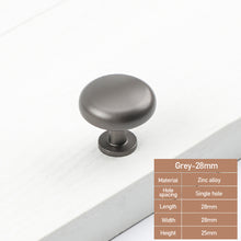 Load image into Gallery viewer, Nordic Style Cabinet Pull Cabinet Knob Door Pulls Home Zinc Alloy Kitchen Cupboard Pulls Drawer Knobs Furniture Handle Hardware