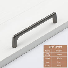 Load image into Gallery viewer, Nordic Style Cabinet Pull Cabinet Knob Door Pulls Home Zinc Alloy Kitchen Cupboard Pulls Drawer Knobs Furniture Handle Hardware