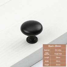 Load image into Gallery viewer, Nordic Style Cabinet Pull Cabinet Knob Door Pulls Home Zinc Alloy Kitchen Cupboard Pulls Drawer Knobs Furniture Handle Hardware