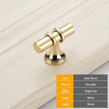 Load image into Gallery viewer, Cabinet Pull Cabinet Knob Door Pulls Home Zinc Alloy Kitchen Cupboard Pulls Drawer Knobs Furniture Handle Hardware