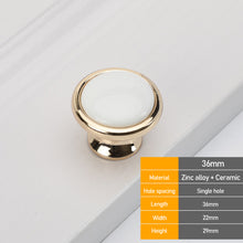 Load image into Gallery viewer, Cabinet Pull Cabinet Knob Door Pulls Home Zinc Alloy Kitchen Cupboard Pulls Drawer Knobs Furniture Handle Hardware