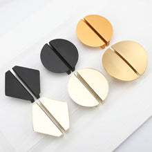 Load image into Gallery viewer, Hidden Cabinet Handles Black Gold Aluminum Alloy Kitchen Cupboard Pulls Drawer Knob Door Furniture Handle Hardware
