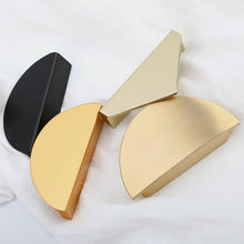 Load image into Gallery viewer, Hidden Cabinet Handles Black Gold Aluminum Alloy Kitchen Cupboard Pulls Drawer Knob Door Furniture Handle Hardware