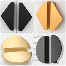 Load image into Gallery viewer, Hidden Cabinet Handles Black Gold Aluminum Alloy Kitchen Cupboard Pulls Drawer Knob Door Furniture Handle Hardware