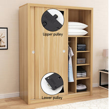Load image into Gallery viewer, Home Wardrobe Sliding Door Pulley Black Sliding Door Wheel Cabinet Pulley Hanging Wheel Wardrobe Furniture Hardware Door Rollers