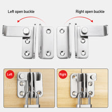 Load image into Gallery viewer, Stainless Steel Safety Door Lock Protection Door Latch Lock Buckle Anti-Theft Thickening Bolt Lock Left Right Open Home Hardware