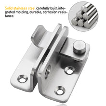 Load image into Gallery viewer, Stainless Steel Safety Door Lock Protection Door Latch Lock Buckle Anti-Theft Thickening Bolt Lock Left Right Open Home Hardware
