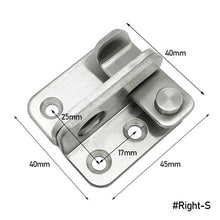 Load image into Gallery viewer, Stainless Steel Safety Door Lock Protection Door Latch Lock Buckle Anti-Theft Thickening Bolt Lock Left Right Open Home Hardware