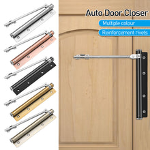 Load image into Gallery viewer, Stainless Steel Automatic Door Closers Invisible Door Springs Buffer Door Closers Household Simple Door Closers