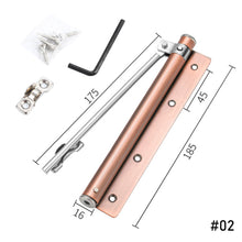 Load image into Gallery viewer, Stainless Steel Automatic Door Closers Invisible Door Springs Buffer Door Closers Household Simple Door Closers
