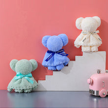 Load image into Gallery viewer, Coral Velvet Towel Bear Gift Birthday Wedding Presents Valentine's Day Gifts Teacher's Day Towel Gifts Business Gifts Holiday Presents