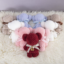 Load image into Gallery viewer, Coral Velvet Towel Bear Gift Birthday Wedding Presents Valentine's Day Gifts Teacher's Day Towel Gifts Business Gifts Holiday Presents