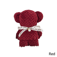 Load image into Gallery viewer, Coral Velvet Towel Bear Gift Birthday Wedding Presents Valentine's Day Gifts Teacher's Day Towel Gifts Business Gifts Holiday Presents