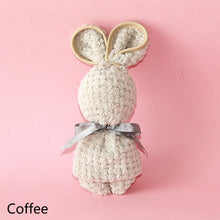 Load image into Gallery viewer, Coral Velvet Towel Rabbit Gift Birthday Wedding Presents Valentine's Day Gifts Teacher's Day Towel Bunny Gifts Business Gifts Holiday Presents