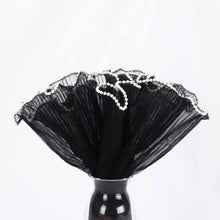 Load image into Gallery viewer, 4.5Y*30CM Korean Style Pearl Wave Tissue Yarn Flower Bouquet Wrapping Gauze Paper For Florist Wedding Birthday Party Gift Packing Decor DIY Crafts Mesh