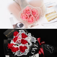 Load image into Gallery viewer, 4.5Y*30CM Korean Style Pearl Wave Tissue Yarn Flower Bouquet Wrapping Gauze Paper For Florist Wedding Birthday Party Gift Packing Decor DIY Crafts Mesh