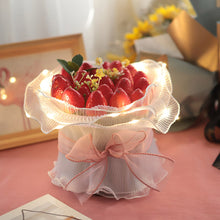 Load image into Gallery viewer, 2.5Y*28CM Wave Tissue Yarn with LED Light Flower Bouquet Wrapping Gauze Paper For Florist Wedding Birthday Party Gift Packing Decor DIY Crafts Mesh
