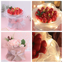 Load image into Gallery viewer, 2.5Y*28CM Wave Tissue Yarn with LED Light Flower Bouquet Wrapping Gauze Paper For Florist Wedding Birthday Party Gift Packing Decor DIY Crafts Mesh