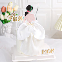Load image into Gallery viewer, Girl's Birthday Cake Topper Valentine's Day Cake Decoration Godness Back Cake Topper Decorating Supplies