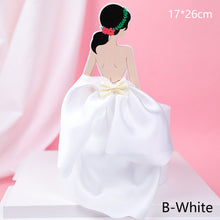 Load image into Gallery viewer, Girl's Birthday Cake Topper Valentine's Day Cake Decoration Godness Back Cake Topper Decorating Supplies