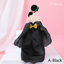 Load image into Gallery viewer, Girl's Birthday Cake Topper Valentine's Day Cake Decoration Godness Back Cake Topper Decorating Supplies