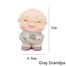 Load image into Gallery viewer, Cartoon Grandpa and Grandma Birthday Cake Decoration Grandpa Doll Cake Topper Birthday Baking Decoration