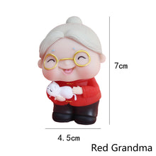 Load image into Gallery viewer, Cartoon Grandpa and Grandma Birthday Cake Decoration Grandpa Doll Cake Topper Birthday Baking Decoration