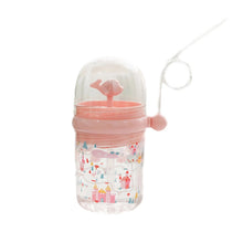 Load image into Gallery viewer, Whale Spray Bottle Kids Summer Suction Cup Children Bottler with Scale Portable Water Cup with Shoulder Strap
