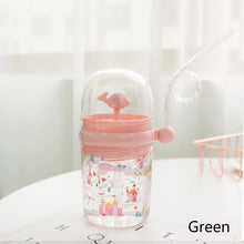 Load image into Gallery viewer, Whale Spray Bottle Kids Summer Suction Cup Children Bottler with Scale Portable Water Cup with Shoulder Strap