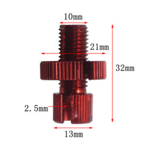 Load image into Gallery viewer, 2Pcs Universal Motorcycle M10 Break Clutch Throttle Cable Adjuster Screws Aluminum