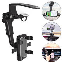 Load image into Gallery viewer, Universal Car Sun Visor Phone Holder Phone Holder Mount 360 Degree Rotation Smartphone Stand Clip Support