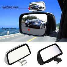 Load image into Gallery viewer, Adjustable Car Blind Spot Mirrors Auxiliary Wide Angle Side Mirror Rear View Rearview Car Convex Mirror
