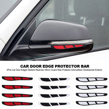 Load image into Gallery viewer, 4Pcs Car Door Edges Stickers Rearview Mirror Guard Strip Protector Anti-collision Accessories Exterior