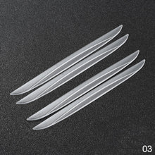 Load image into Gallery viewer, 4Pcs Universal Car Door Edge Scrape Guard Bumper Guards Protector Rearview Mirror Protection Sticker Protective Strip