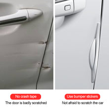 Load image into Gallery viewer, 4Pcs Universal Car Door Edge Scrape Guard Bumper Guards Protector Rearview Mirror Protection Sticker Protective Strips