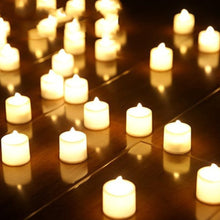 Load image into Gallery viewer, 1PC Flash Light LED Flameless Candle Lamp Tea Lamp LED Candle Multi-color Night Light Wedding Christmas Birthday Home Decoration