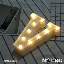 Load image into Gallery viewer, Alphabet LED Light Night Light LED Night Light Alphabet Light LED Letter Shape 0-9 Birthday Party Proposal Decoration