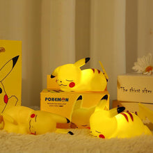 Load image into Gallery viewer, Pokemon Pikachu Night Lamp With Box Bed Desk Decor Action Figure Doll Night Light