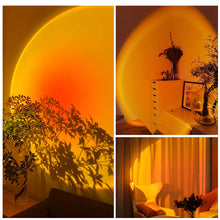 Load image into Gallery viewer, Sunset Lamp Sunset Light Projection Bedside Table Led Lamp Night Light Bedroom Wall Lighting Rainbow Lamp Decoration